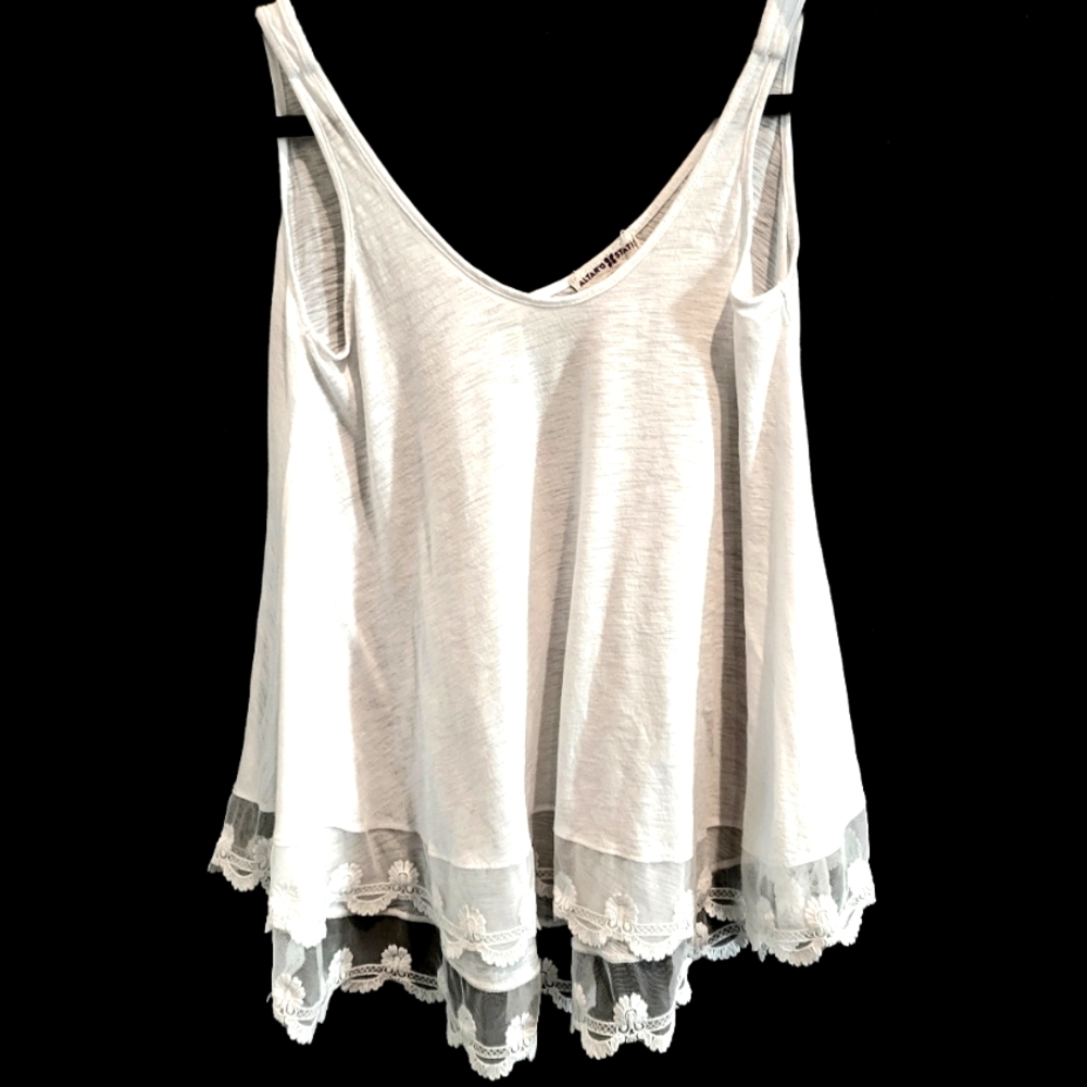 ALTAR'D STATE Women's White Sheer Top - Picture 1 of 5